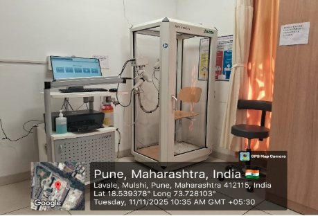 Spirometry at Clinic Installation by BRIOTA at Respiratory Medicine OPD